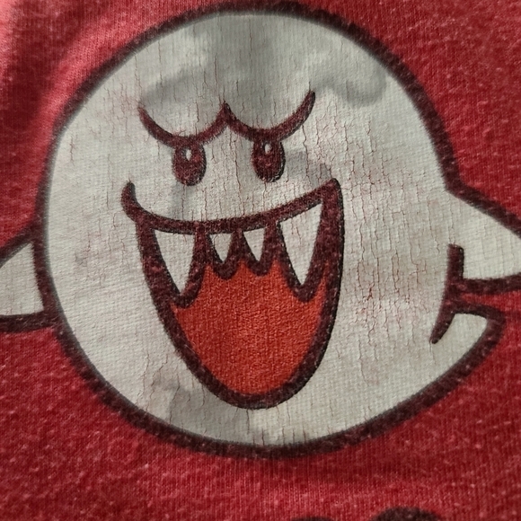 𝅺OLD Navy Collectabilitees Red Legendary Mario T-Shirt - Picture 4 of 4